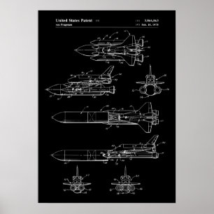 Affiche Navette spatiale Brevet
