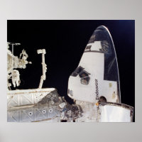Navette spatiale Endeavor amarrée avec l'ISS