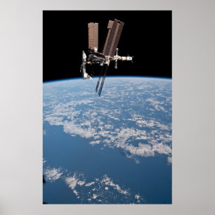 Affiche Navette spatiale Endeavor & ISS