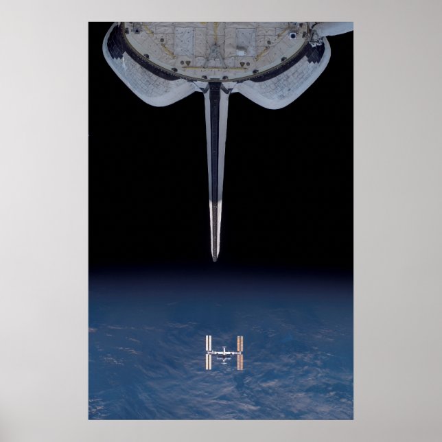 Affiche Navette spatiale Endeavor & ISS (STS-118) (Devant)