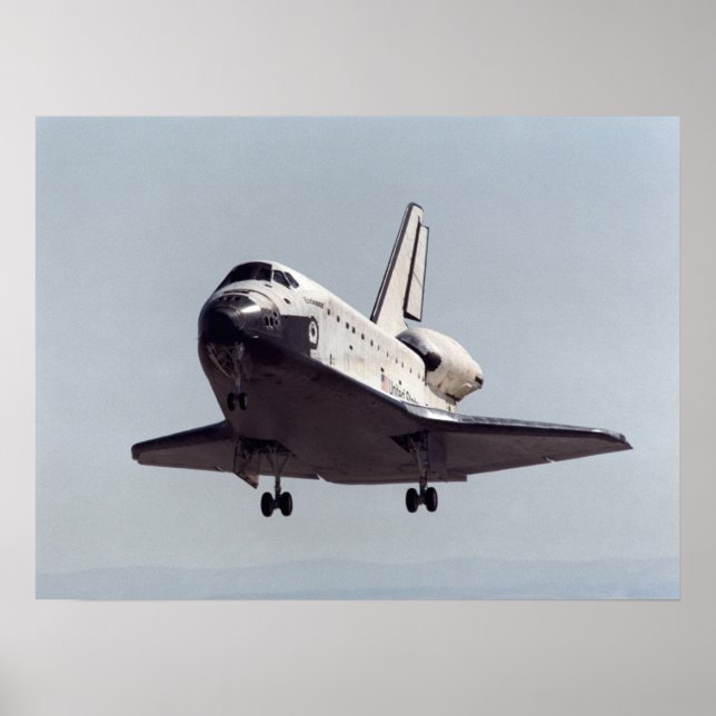 Affiche Navette spatiale Endeavor se prépare à atterrir (S (Devant)