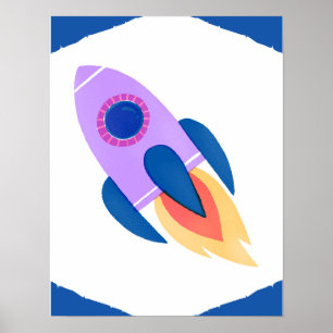 Affiche Navette spatiale éteinte
