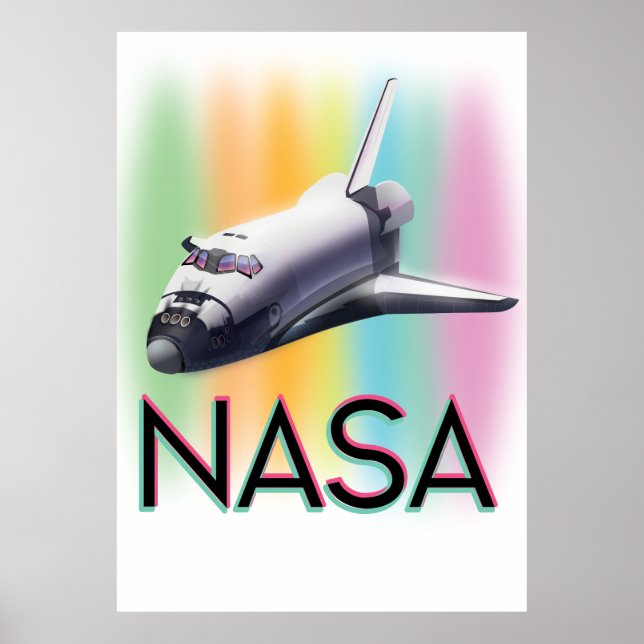 Affiche Navette spatiale NASA (Devant)