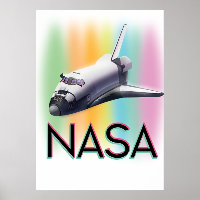 Affiche Navette spatiale NASA (Devant)