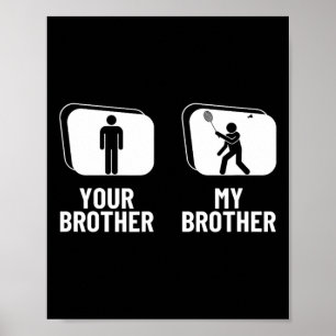 Affiche Navette Ton Frère Ma Frère Soeur Drôle