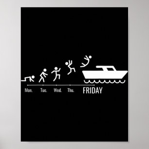 Affiche Navigation Capitaines de bateaux Week-end Sport-na