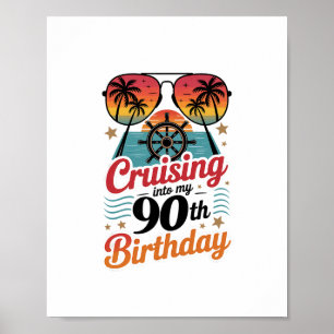 Affiche Naviguer jusqu'à mon 90e anniversaire