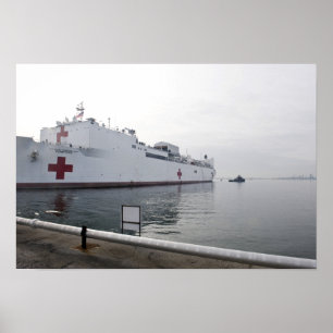 Affiche Navire hospitalier du Commandement maritime milita