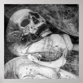 AFFICHE NAVIRE PERDU DANS LE DÉSERT