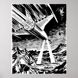 Affiche Navire spatial