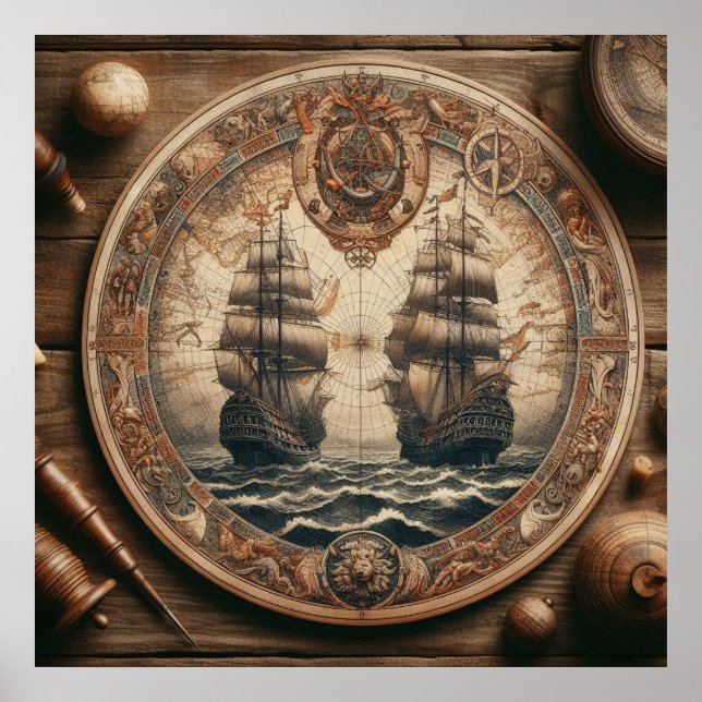 Affiche Navires de salage néerlandais (Pays-Bas) (Devant)