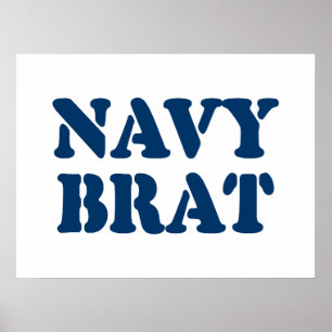 AFFICHE NAVY BRAT