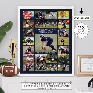 Affiche Navy High School Senior Sports 22 Photos