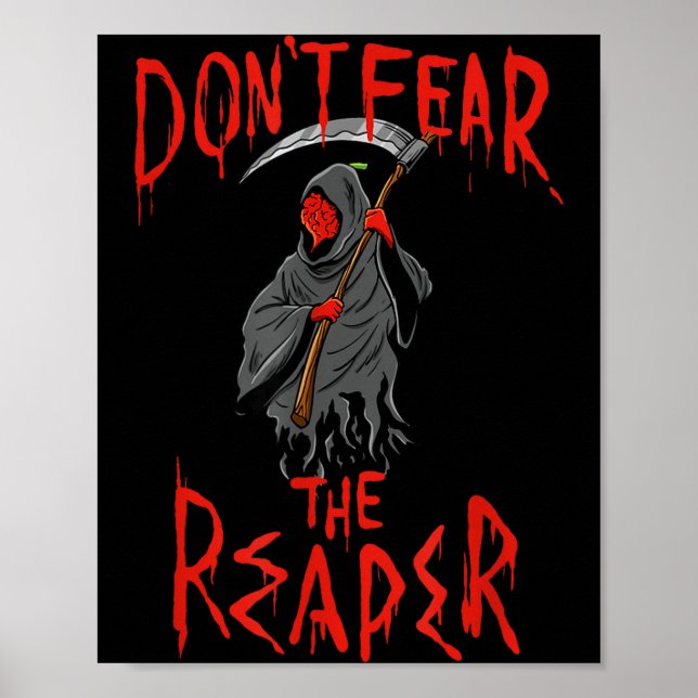 Affiche N'ayez pas peur du design Carolina Reaper (Devant)