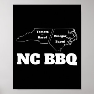 Affiche Nc Bbq North Carolina Byrbecue Pit Master Boss