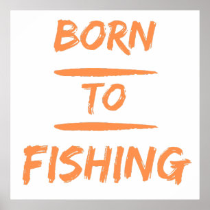 Affiche né à la pêche