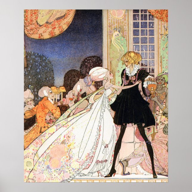 Affiche Ne bois pas ! Art nouveau par Kay Nielsen (Devant)