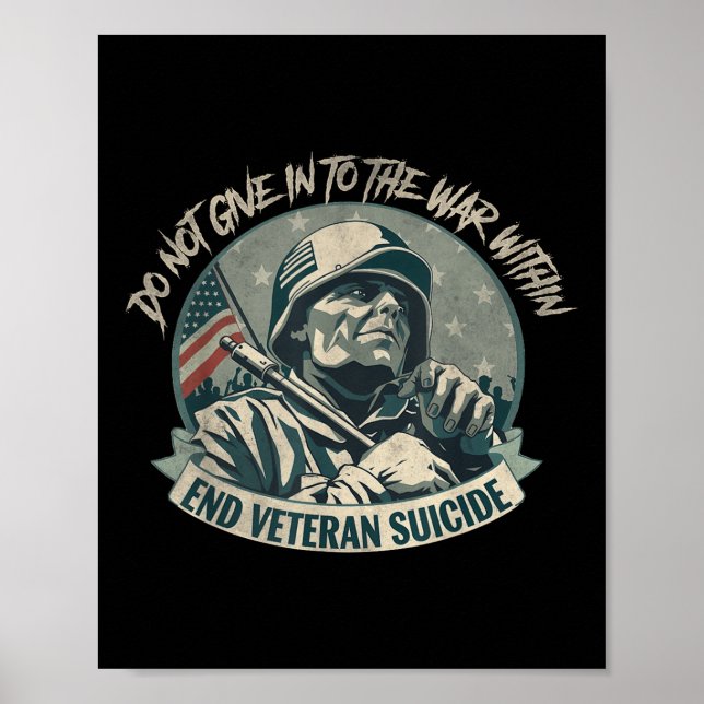 Affiche Ne cédez Pas À La Guerre À L'Intérieur De L'Apocal (Devant)