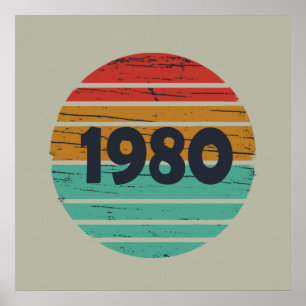 Affiche Né classique de 1980