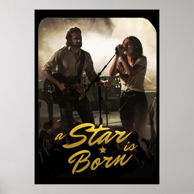 Affiche Né comme un STAR (Devant)