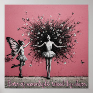 Affiche Né du clair de lune, soulevé par le chaos.