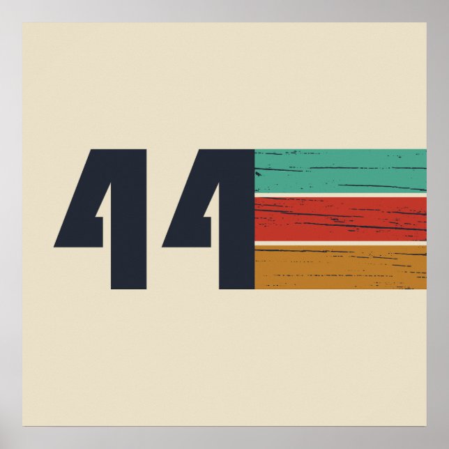 Affiche né en 1944 vintage anniversaire (Devant)