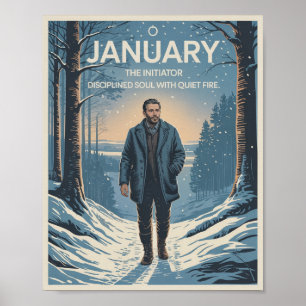 Affiche Né en janvier