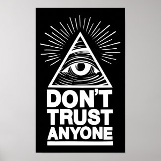 Affiche Ne faites confiance à personne