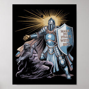 Affiche Ne faites pas la paix avec l'archange Michel Jésus