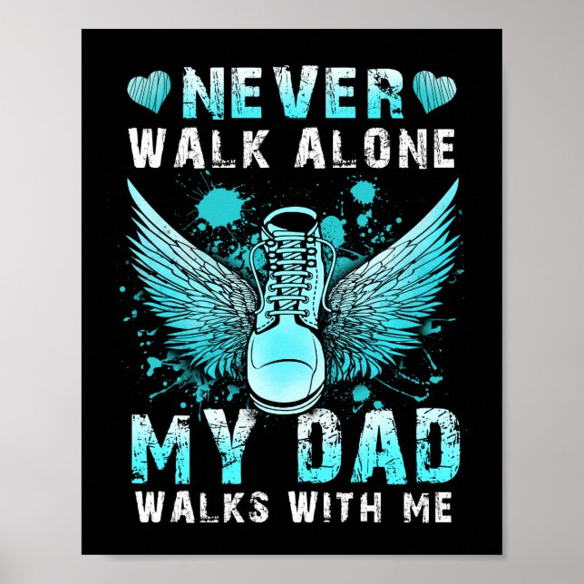 Affiche Ne jamais marcher seul Mon père marche avec moi (Devant)