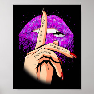 Affiche Ne jugez pas ce que vous ne comprenez pas Fibromya