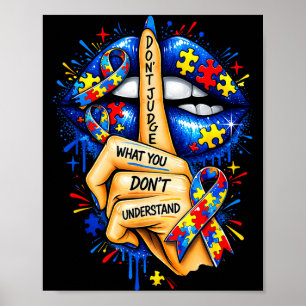 Affiche Ne jugez pas ce que vous ne comprenez pas Sensibil