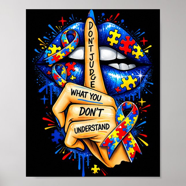 Affiche Ne jugez pas ce que vous ne comprenez pas Sensibil (Devant)