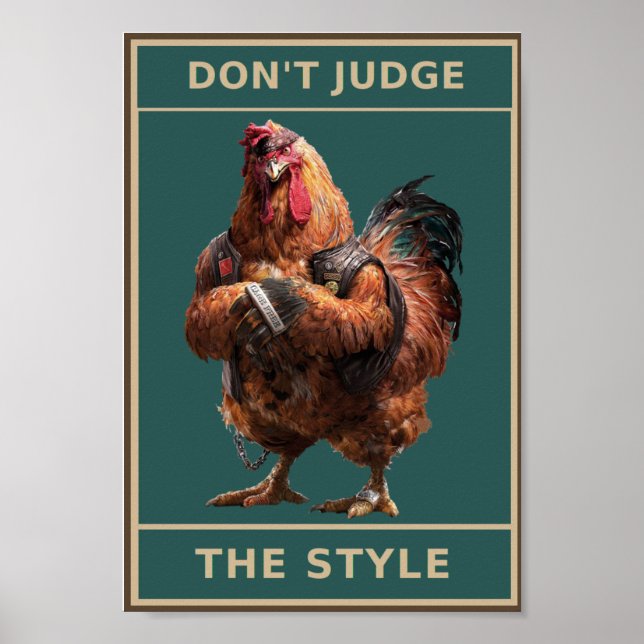 Affiche Ne jugez pas le style (Devant)