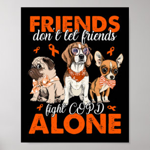 Affiche Ne laissez pas les amis combattre les CRPS seuls m