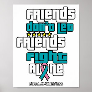 Affiche Ne laissez pas les amis sensibiliser