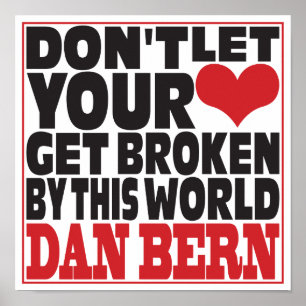 Affiche Ne laissez pas votre coeur...Poster