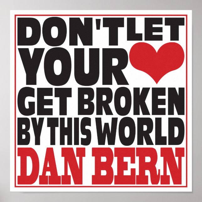 Affiche Ne laissez pas votre coeur...Poster (Devant)