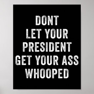 Affiche Ne laissez pas votre président vous faire quioppez