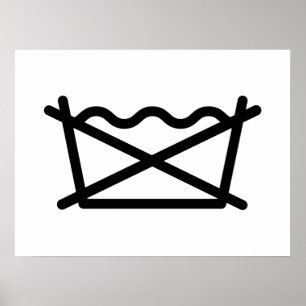 AFFICHE NE LAVEZ PAS !