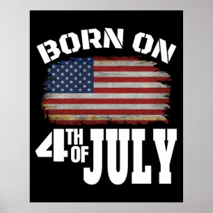 AFFICHE NÉ LE 4 JUILLET