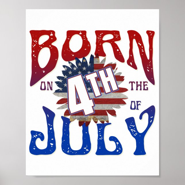 AFFICHE NÉ LE 4 JUILLET (Devant)