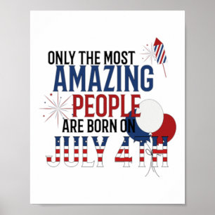 Affiche Né le 4 juillet Fête de l'Indépendance