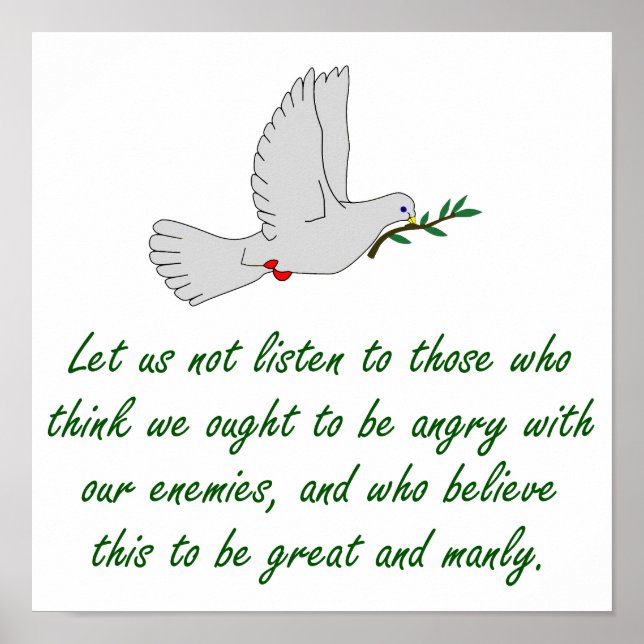 Affiche Ne Les Écoutons Pas - Citations De Pardon (Devant)