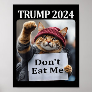 Affiche Ne Mangez Pas De Chats Pour Trump 2024