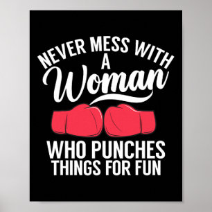 Affiche Ne Manquez Jamais Avec Une Femme Qui Punit Les Cho