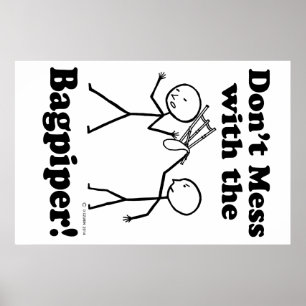 Affiche Ne manquez pas avec le Bagpiper