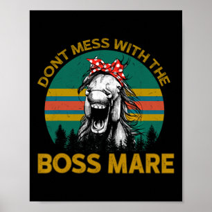 Affiche Ne Manquez Pas Avec Le Boss Mare Horseback Riding 