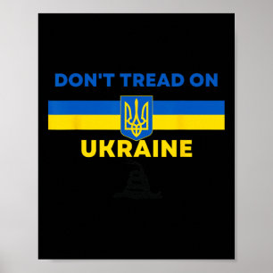 Affiche Ne marchez pas sur l'Ukraine ! Partisans de l'Ukra