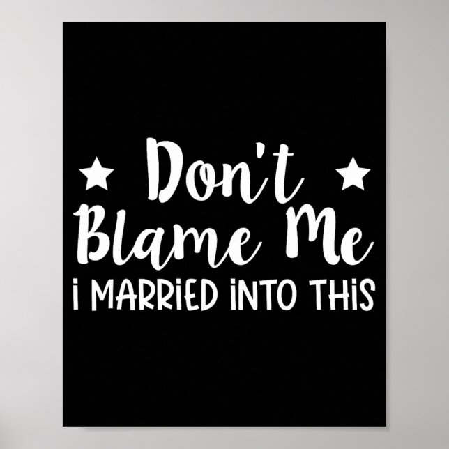 Affiche Ne me blâme pas d'être marié à ça (Devant)